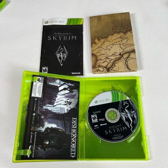 XBOX 360 DisHonored and The Gider Scrools V Microsoft Bethesda - Picture 4 of 5